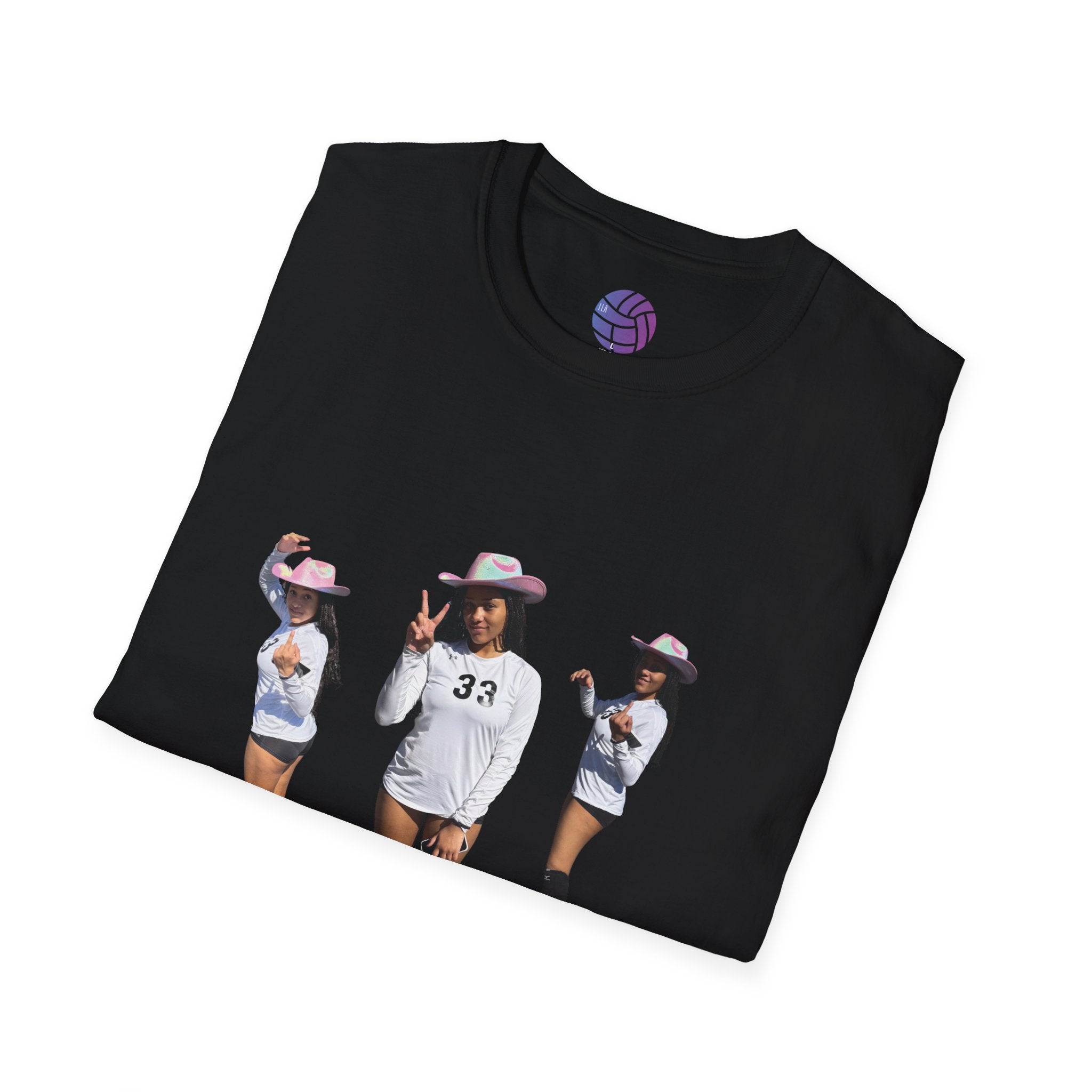 Volleyball Squad Graphic Tee — 'FOREVER' Team Photo T-Shirt