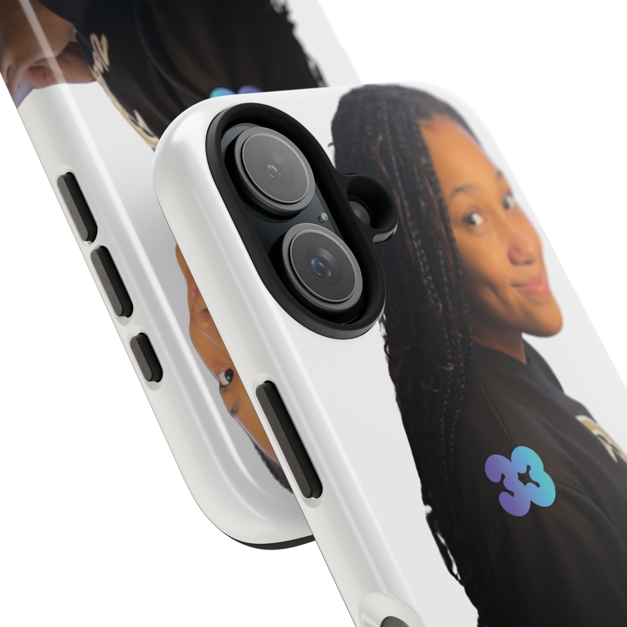 Tough Phone Case — Custom Photo Design with '33' & 'LLA' Accent