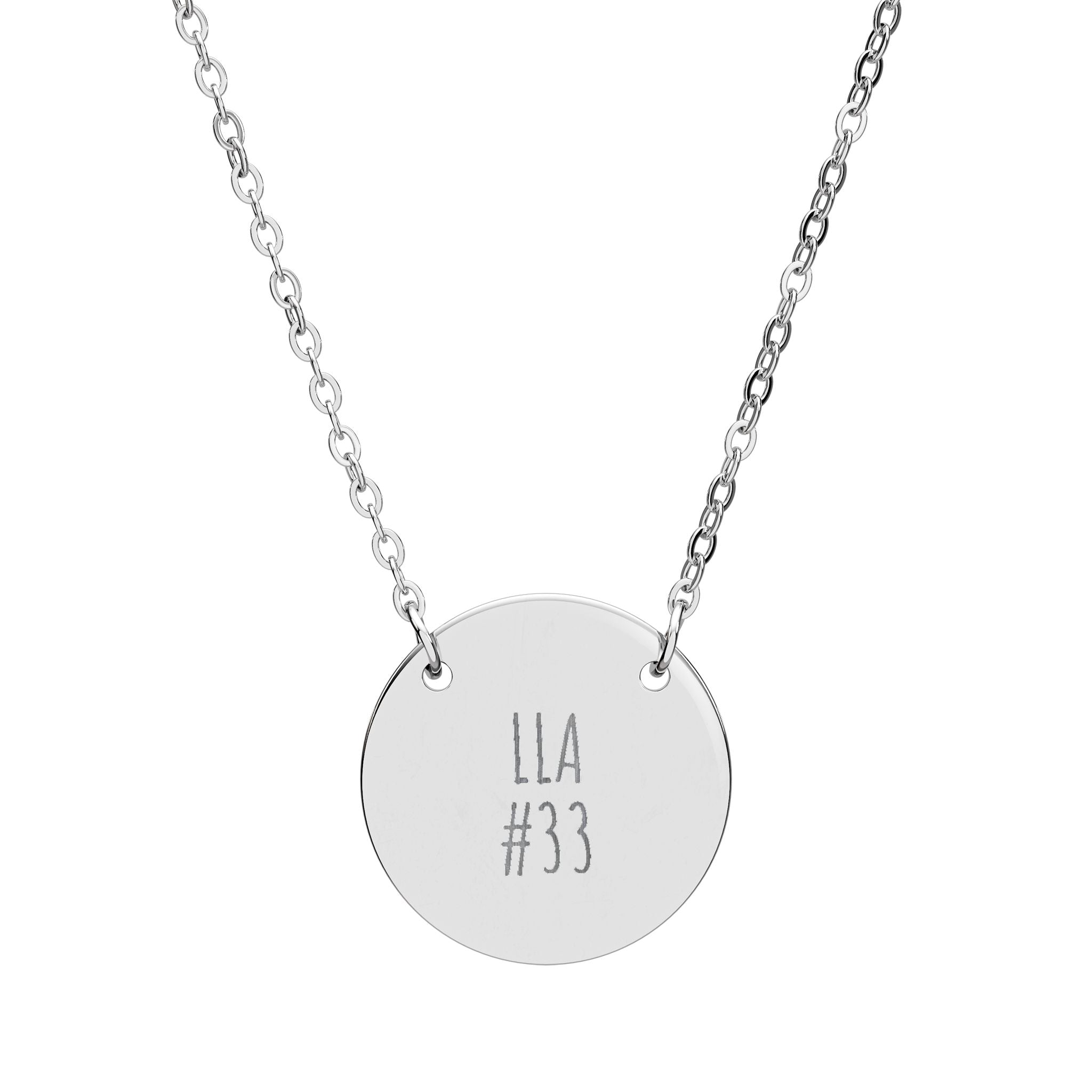 Circle Necklace (Engraving)