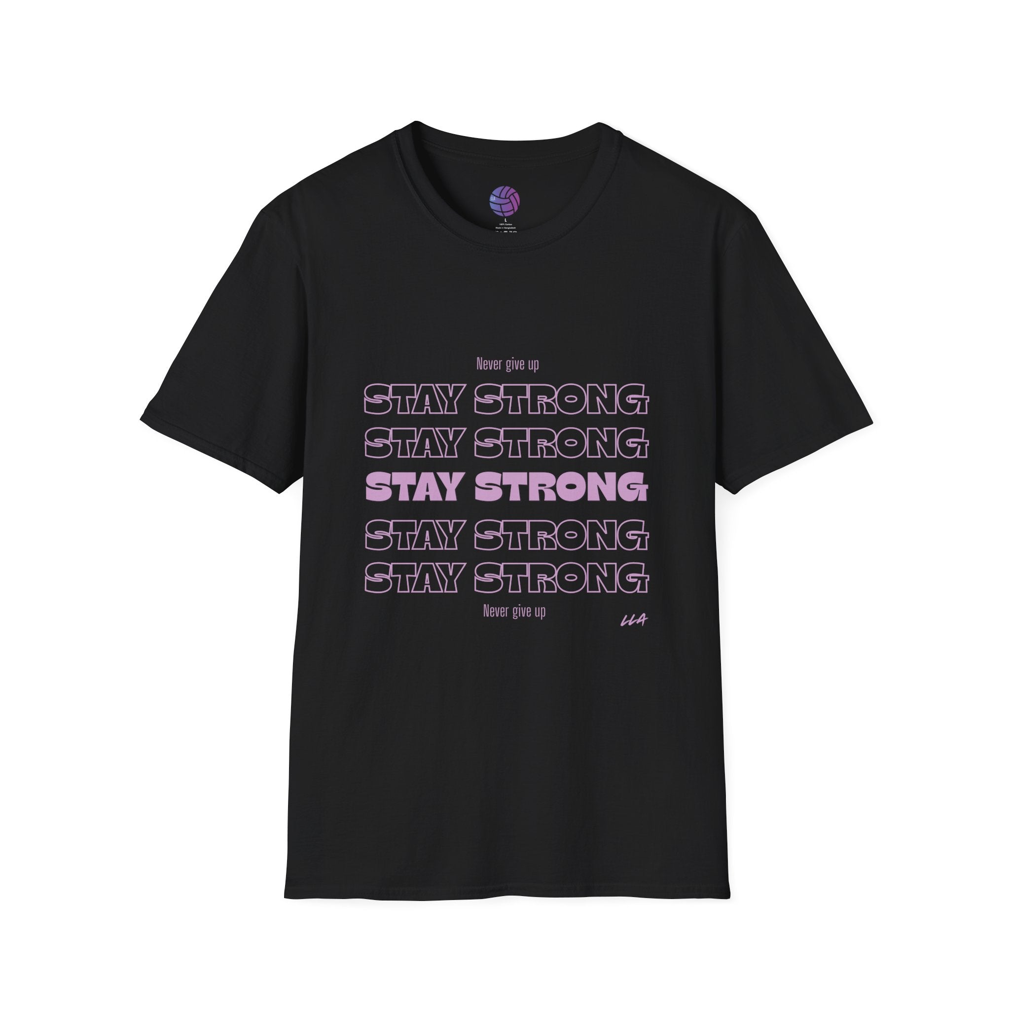 Stay Strong Awareness T-Shirt — Inspirational Ribbon Memorial Tee
