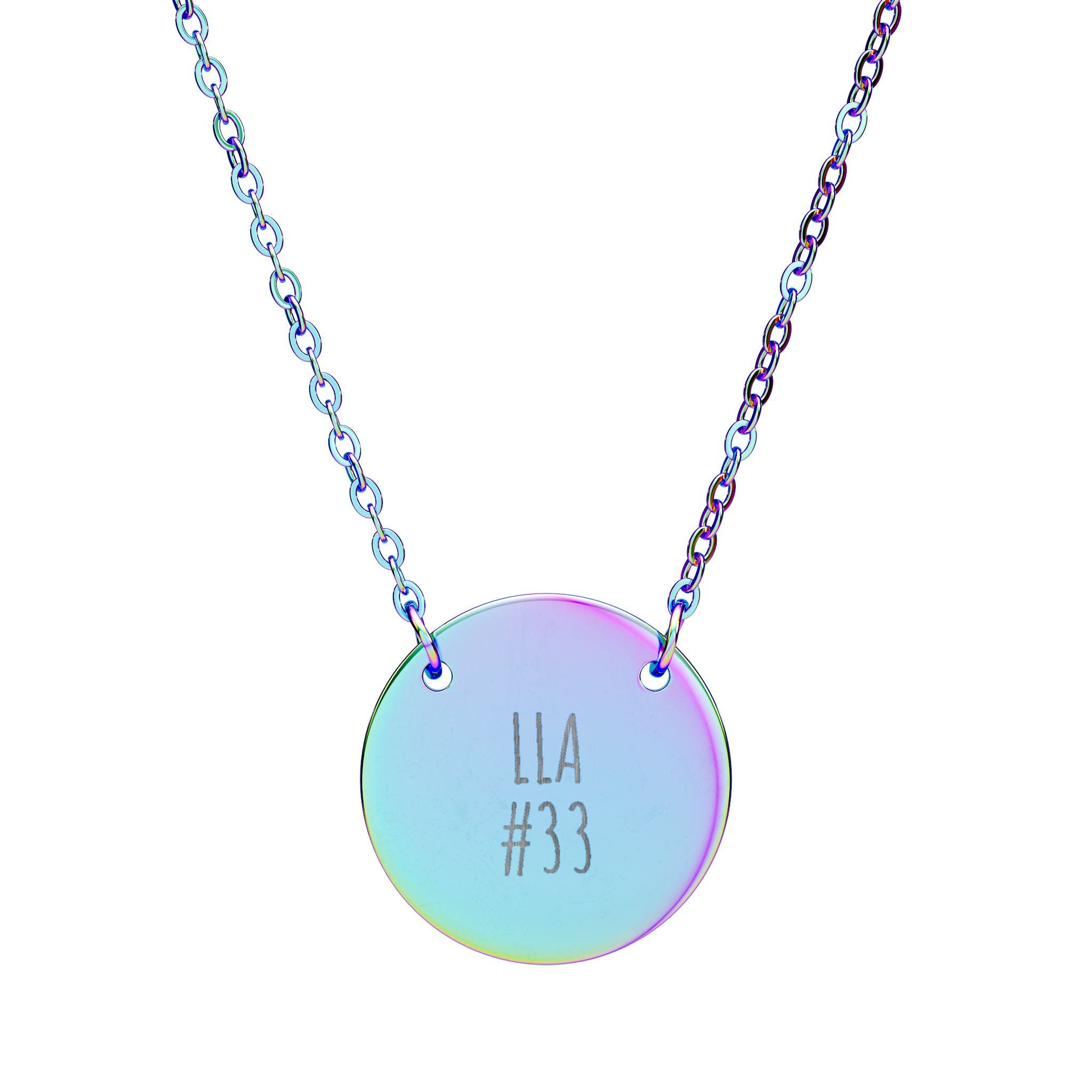 Circle Necklace (Engraving)