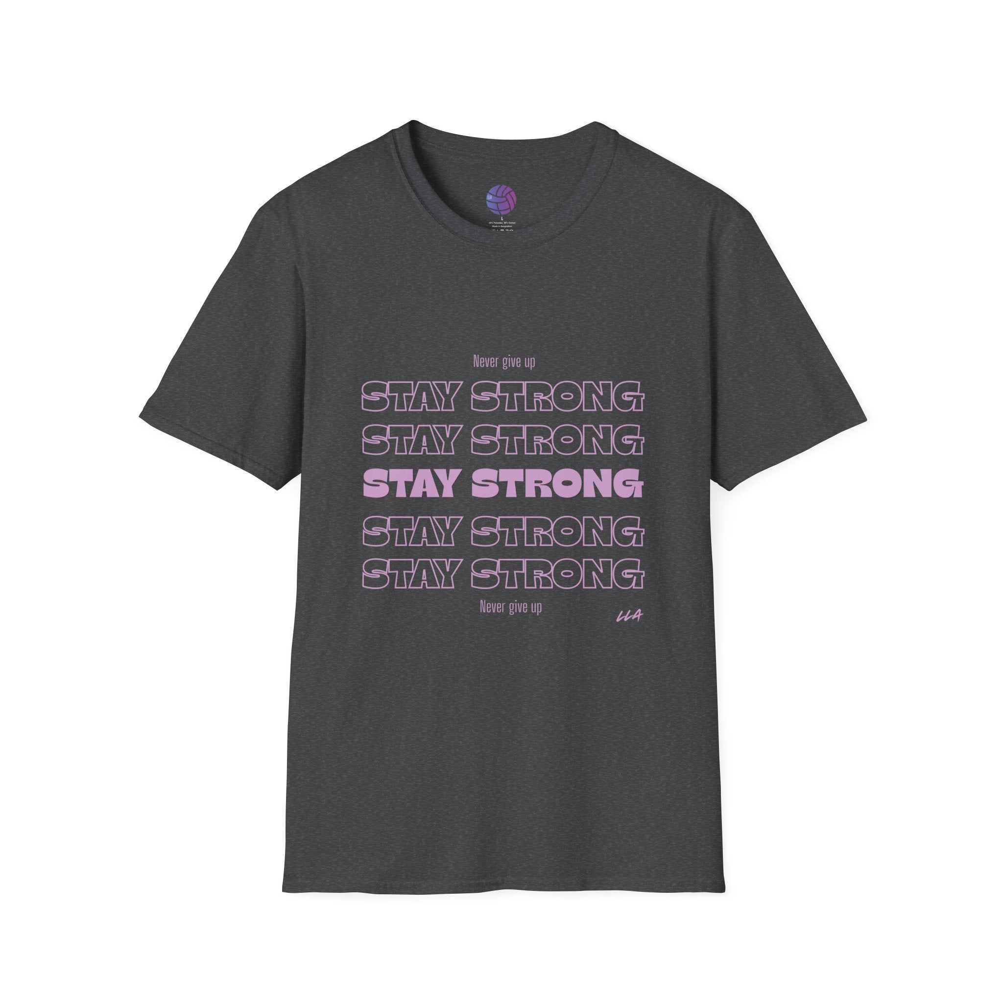 Stay Strong Awareness T-Shirt — Inspirational Ribbon Memorial Tee