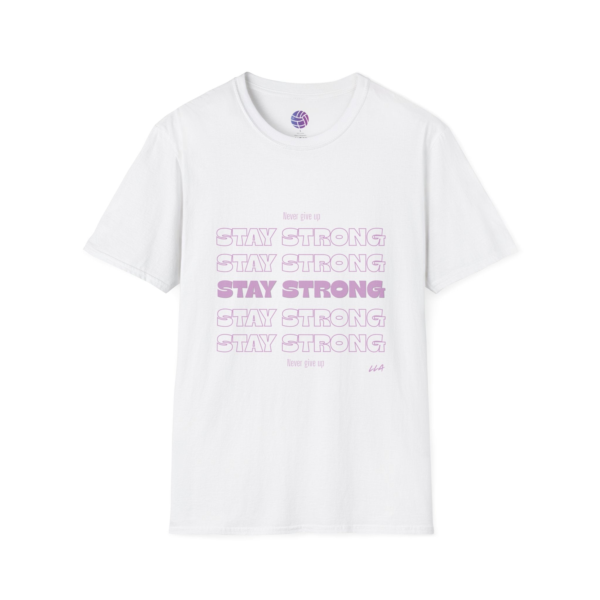 Stay Strong Awareness T-Shirt — Inspirational Ribbon Memorial Tee