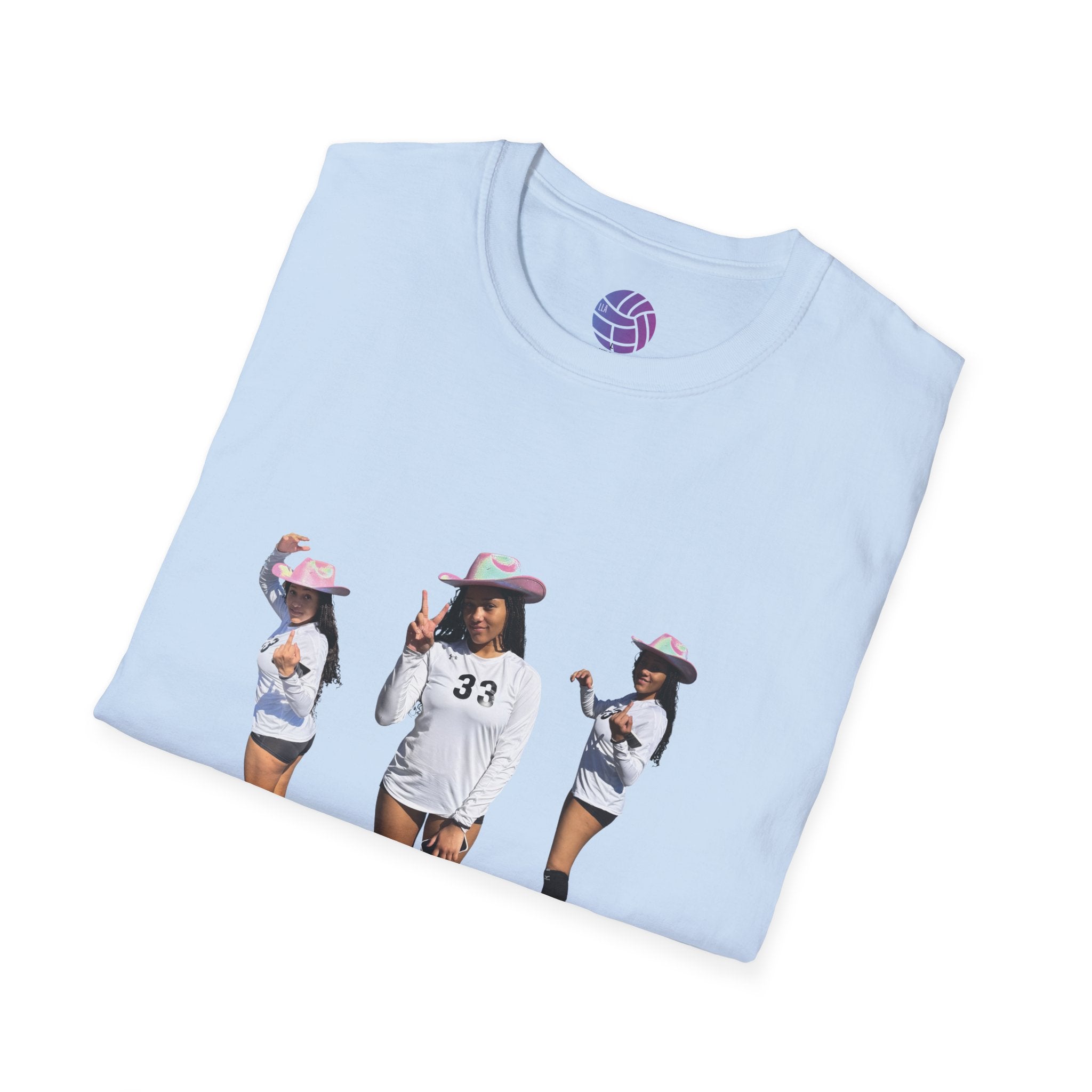 Volleyball Squad Graphic Tee — 'FOREVER' Team Photo T-Shirt