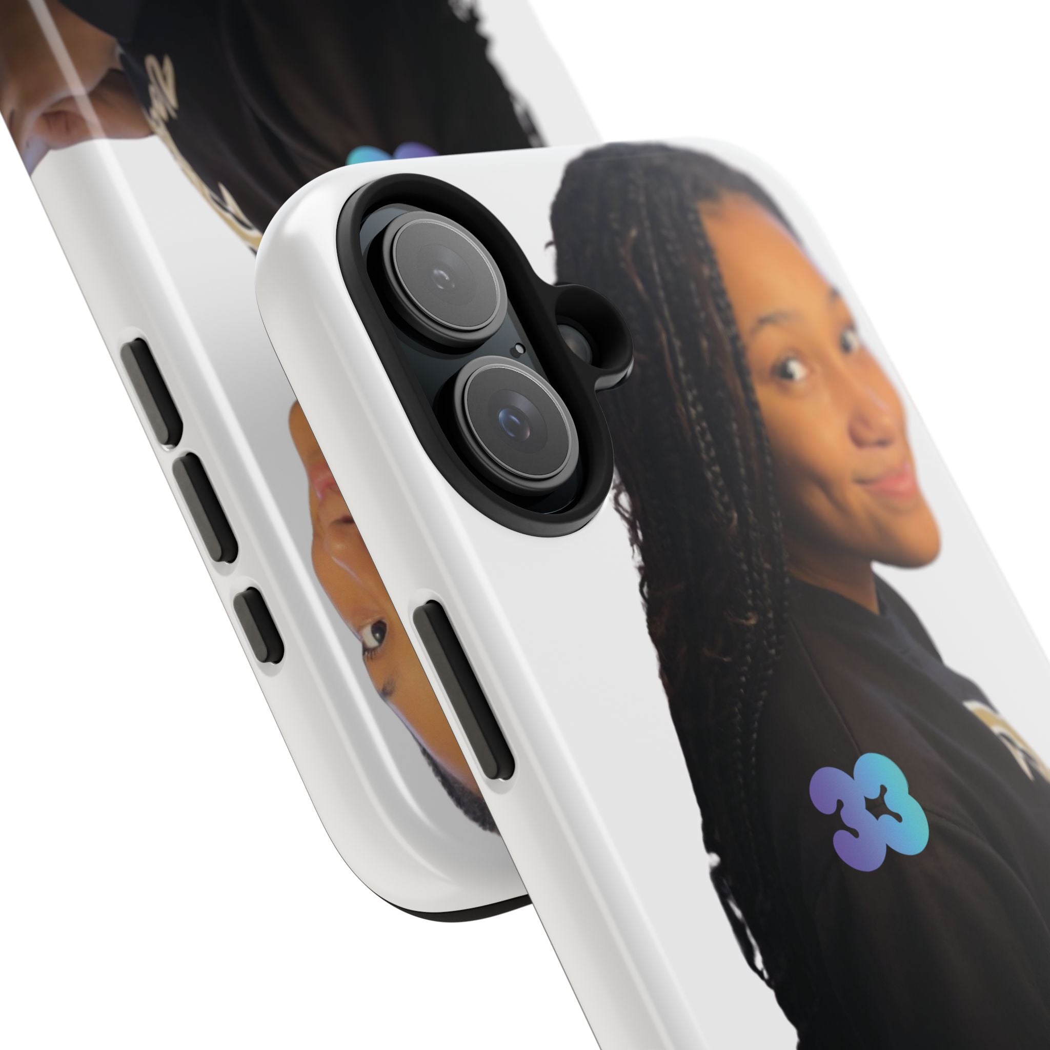 Tough Phone Case — Custom Photo Design with '33' & 'LLA' Accent